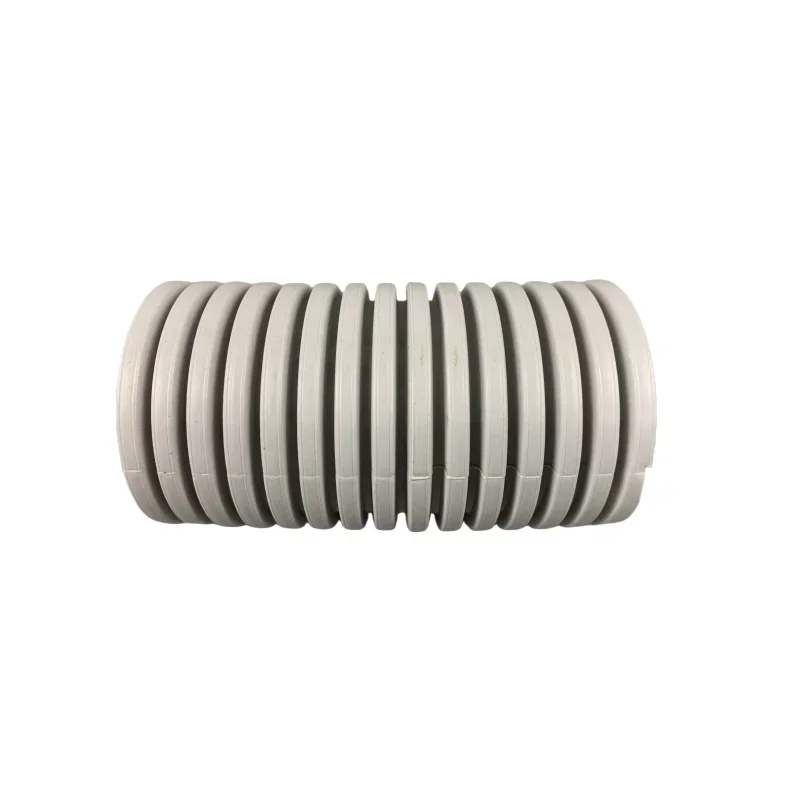 DN90mm 50m Fresh Air System Pipe Fittings PE Fresh Air Pipe Double Wall Corrugated Ventilation Pipe