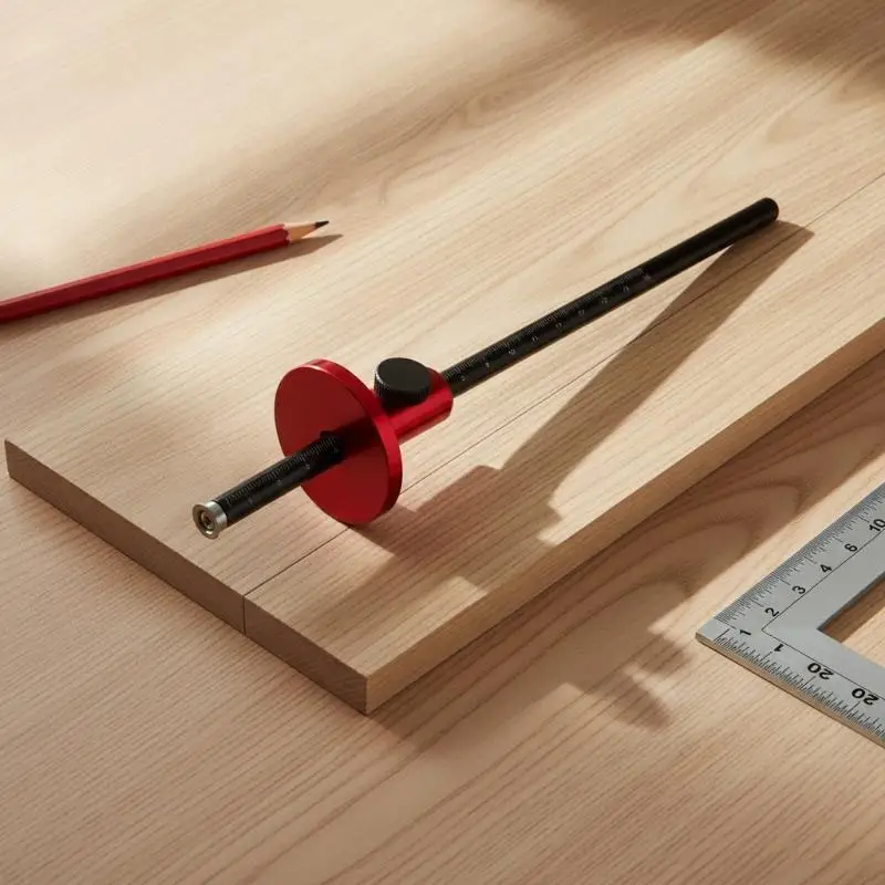Wheel Marking Gauge Woodworking Scriber with Clear Easy-read Inch/MM Scale for Professional Hobbyist Carpenter Woodworking