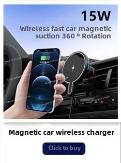 10 in 1 15W aluminum alloy magnetic suction wireless fast charging, external mobile phone computer USB hub