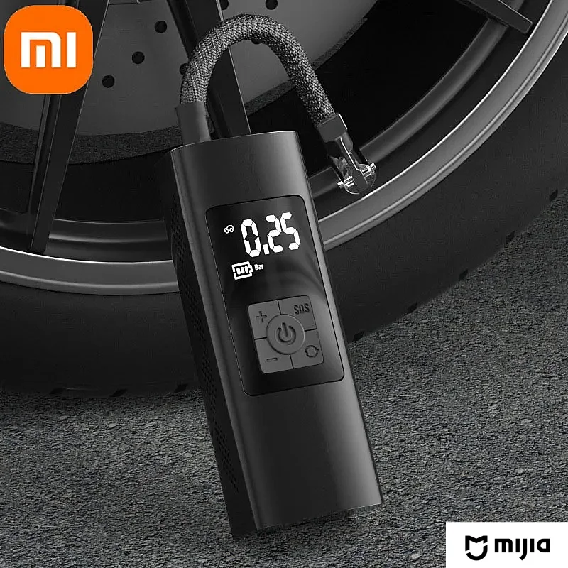 

Насос для шин XIAOMI с ЖК-дисплеем, 6000 мАч, 130 Psi