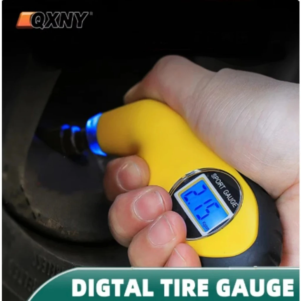 

Car Tire Air Pressure Gauge - LCD Digital Electronic Barometer Tester Tool