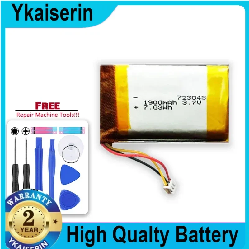 

1900mAh Replacement Battery 723048-1S-2P for Pet GPS Hunting Dog 723048 Compatibile Con Tek 1.0 Portable Batteries Warranty