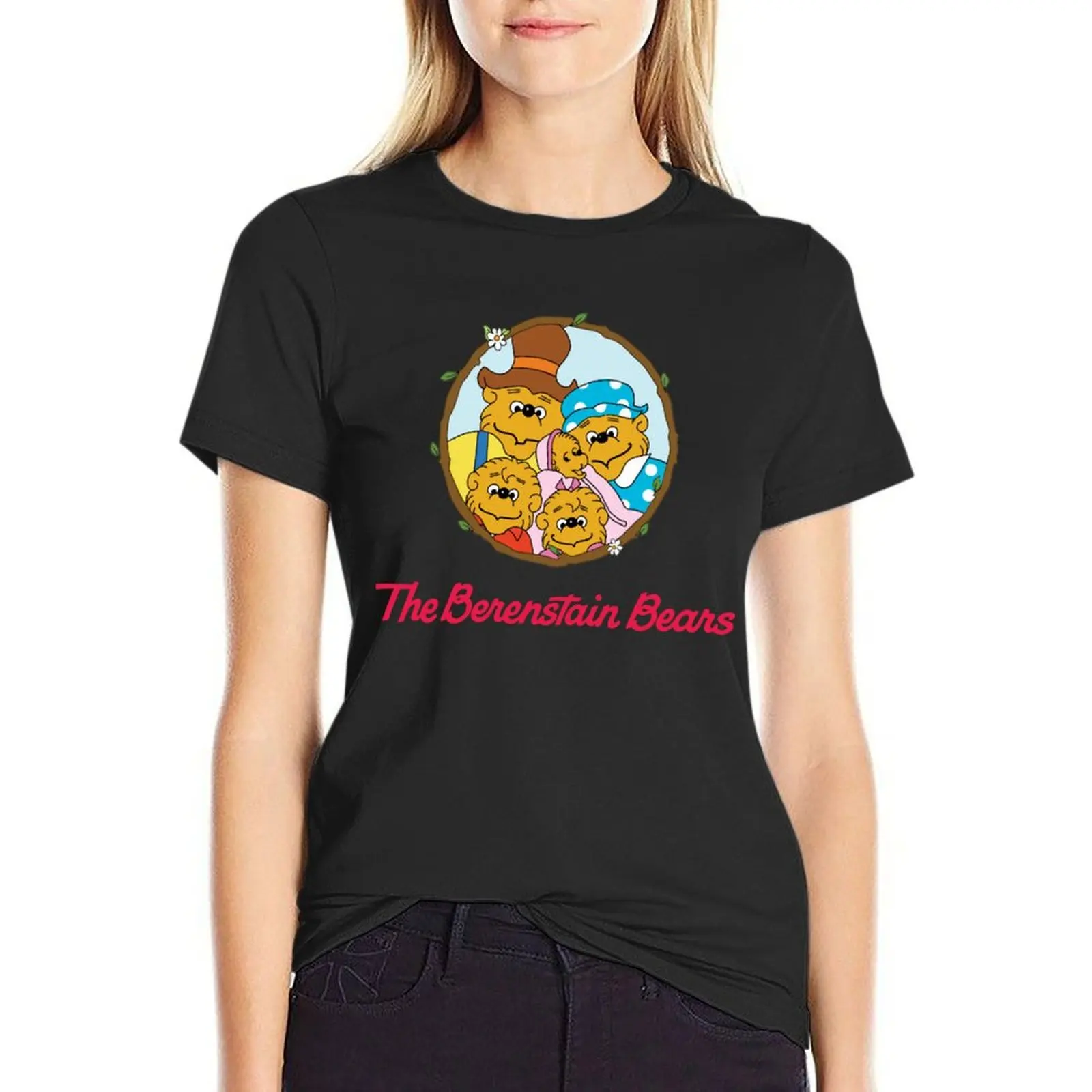 

Lucky Gift The Berenstain Bears Gifts For Halloween T-Shirt plain tops Women