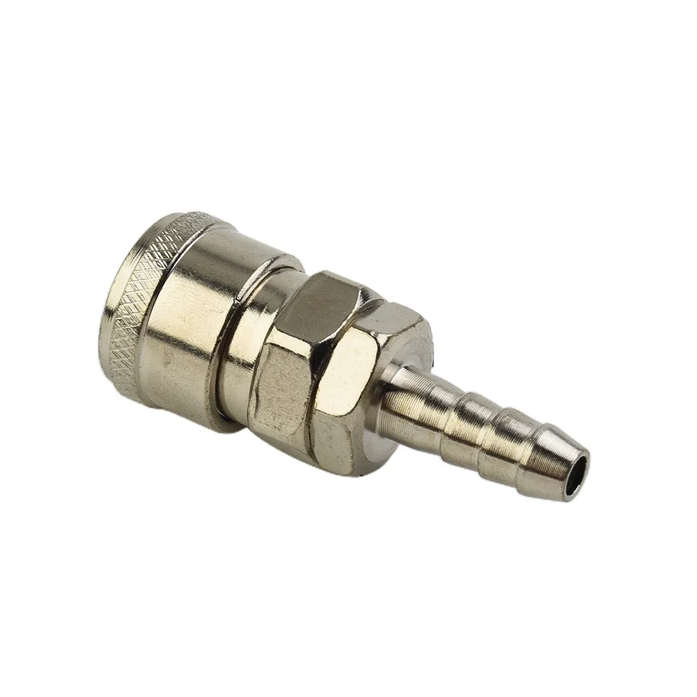 Zinc Plated Quick Release Air Line Hose Fittings Coupler Connector 8mm Compressor SH20 PH20, Slide and Lock Design 2pcs Pack