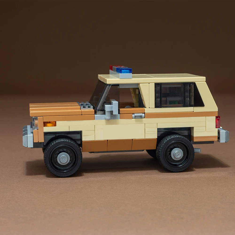 ชุดตัวต่อรถ MOC Strangered Jim Hopper's K5 Blazer ของเล่นแบบประกอบเอง รุ่นรถออฟโรด ของขวัญสำหรับเด็กชายและเด็กหญิง