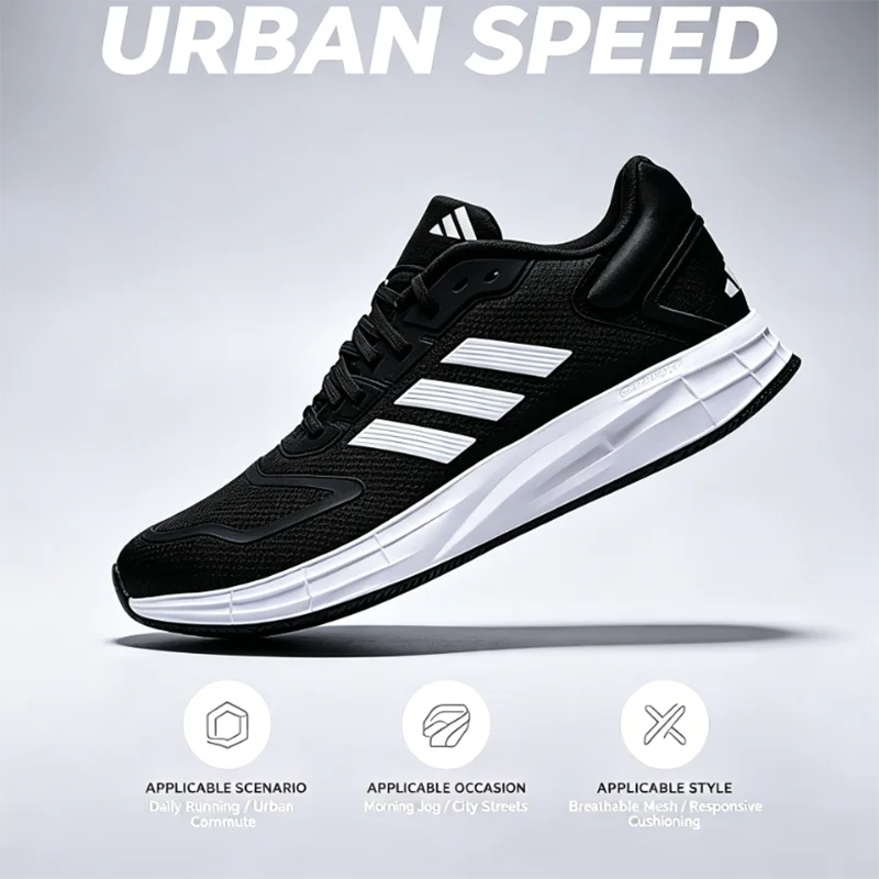 Tênis de Corrida Feminino Adidas Kj4018 2026 Respirável Confortável Leve para Casal