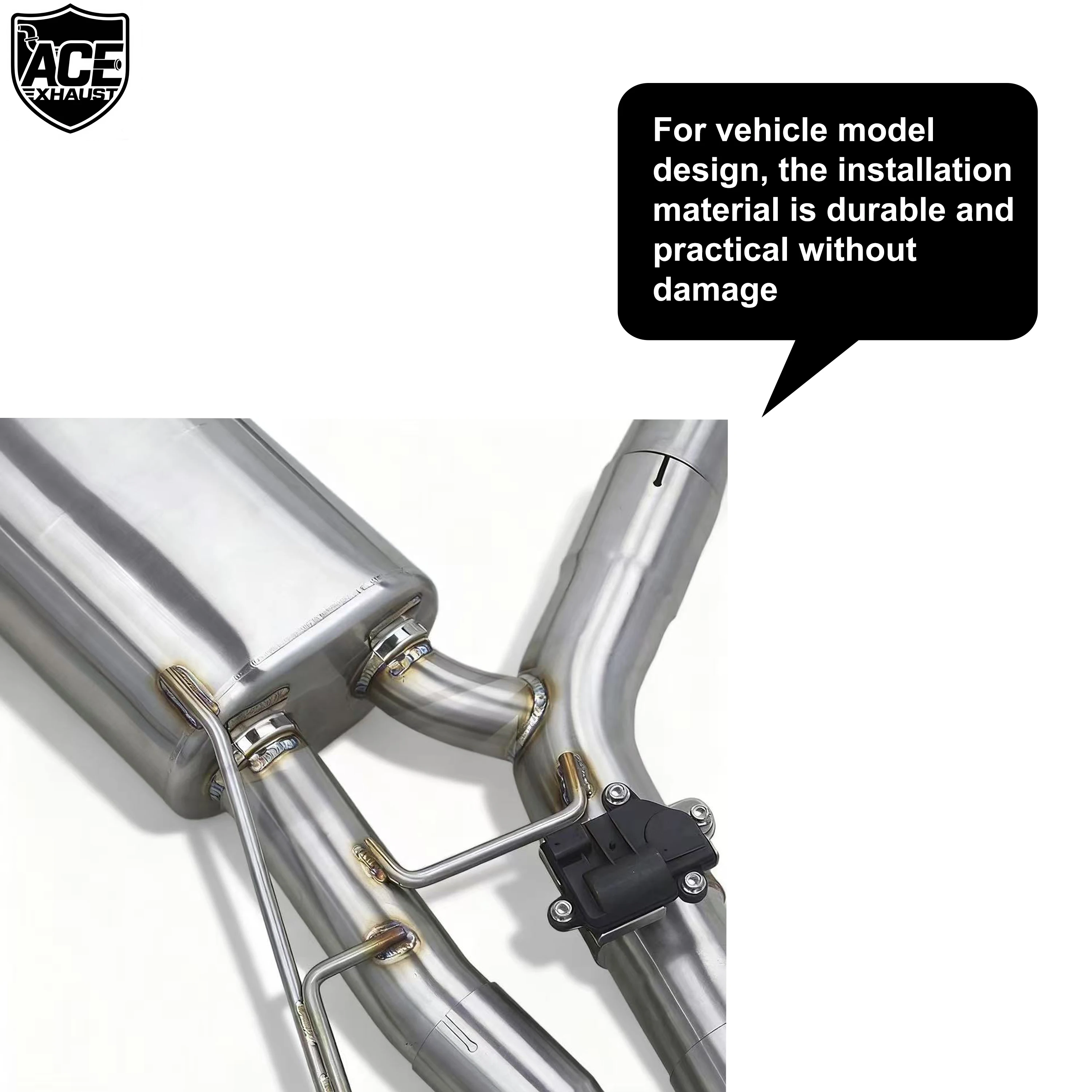 ACE Valvetronic Auspuffanlage für BMW X5M X6M F95 F96 4.4T Leistungsstarker Aggressiver Auspuffklang Upgrade-Auspuffrohr – Detail 8