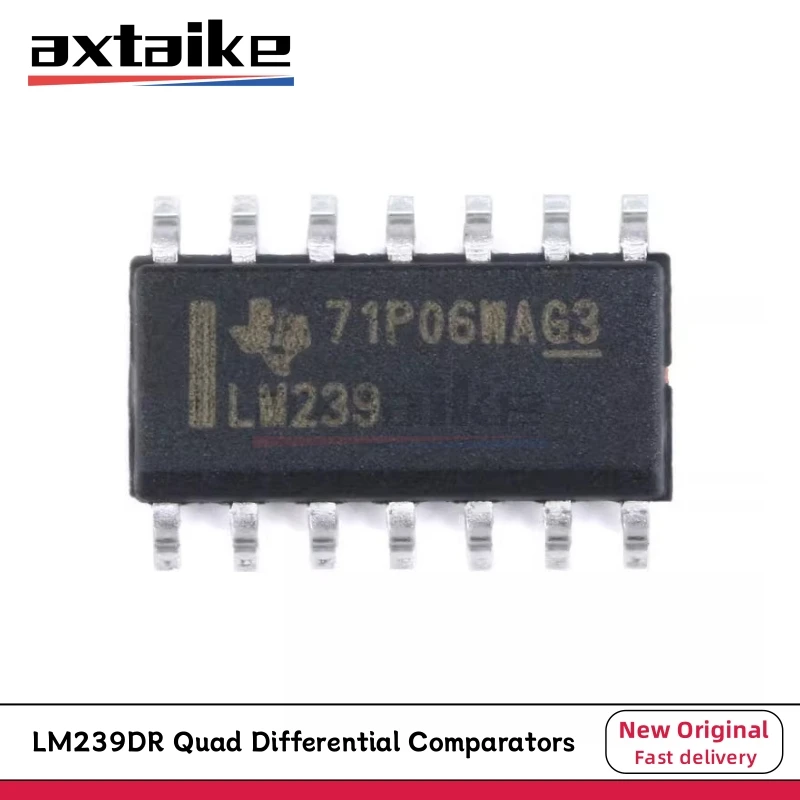 

20/50PCS LM239 SOP-14 LM239DR LM239DR2G Quad Differential Comparators SMD IC