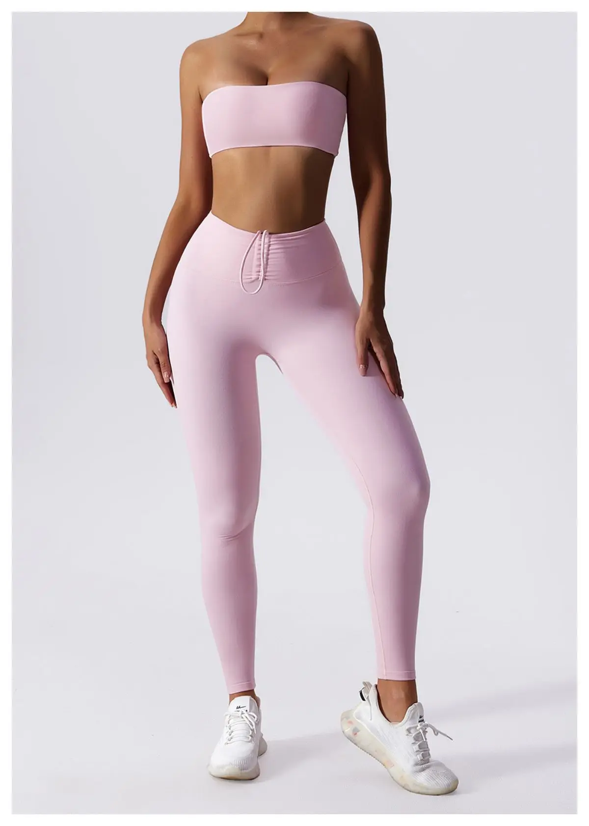Sommer Trägerloser Sport-BH für Damen, Schnelltrocknende Yoga-Kleidung, Damen Tube Top Fitness Brustwickel-Unterwäsche, Workout-BH für Frauen – Detail 12