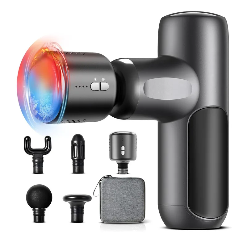 

Hot And Cold Compress Fascia Gun Professional Electric Cervical Mask Gun Brushless MotorminiMuscle Massager massage gun