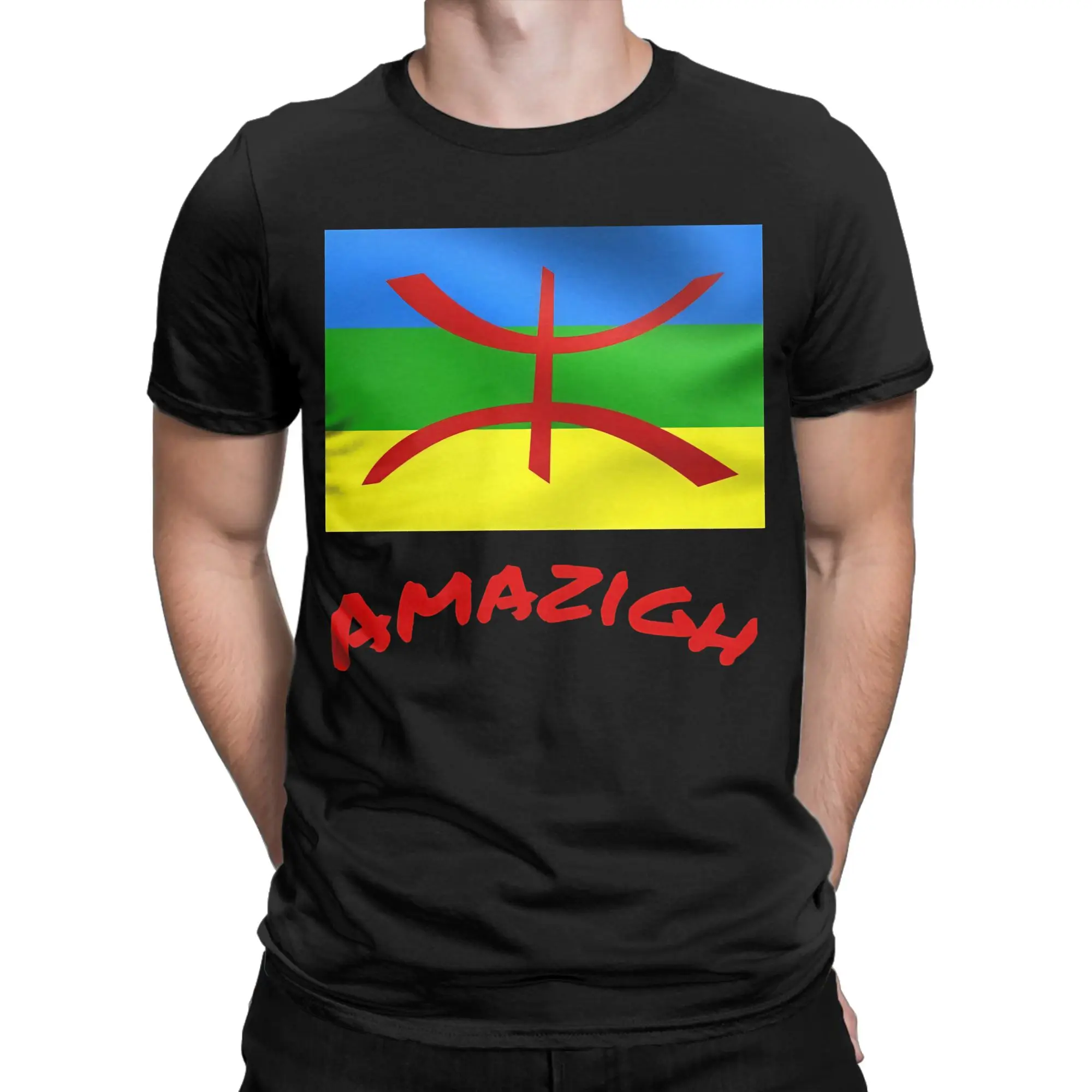 Berber Amazigh Rif T Shirt  Hip Hop T-Shirts Short-Sleeve Y2K Funny Tops Summer 100% Cotton 4XL 5XL 6XL Clothing