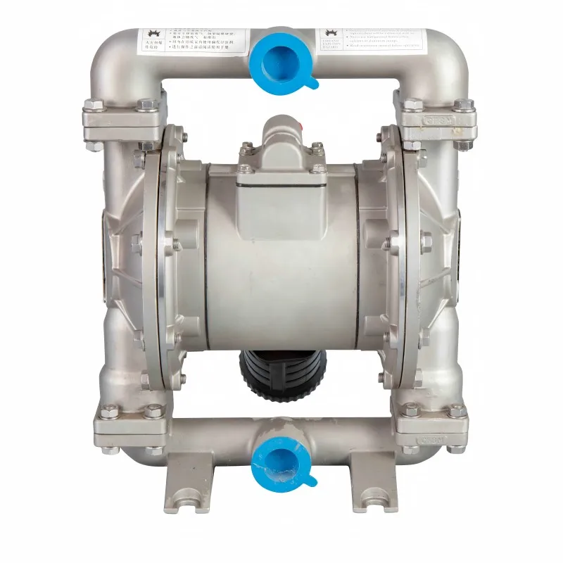 

Stainless Steel 304/316/316L Pneumatic Diaphragm Pump DN25 Abrasion Resisting Low Pressure Big Size Large Solid Particles