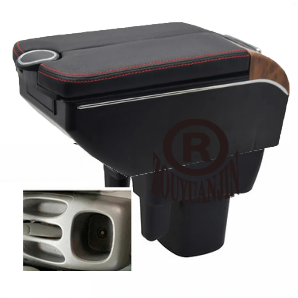 For Toyota Avanza Center Console Armrest Box Storage Elbow Rest Arm with Phone Charging USB Interface Cup Holder