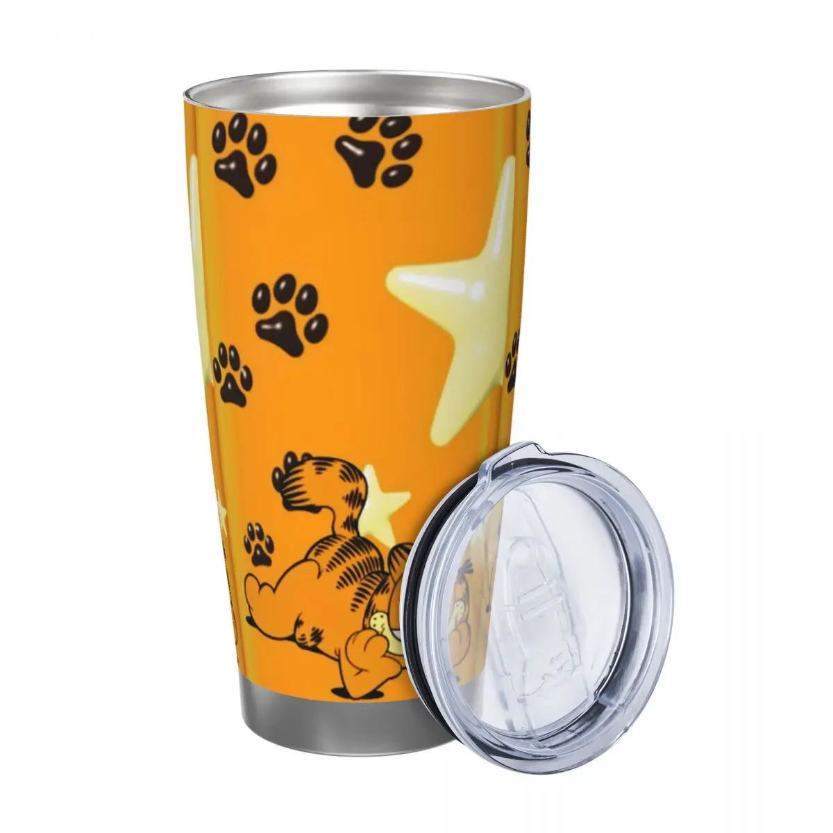 Anime Gar-fields Cat 20oz Cup Large Capacity Car Mug Leak-proof Juice Coffee Cup Food Grade