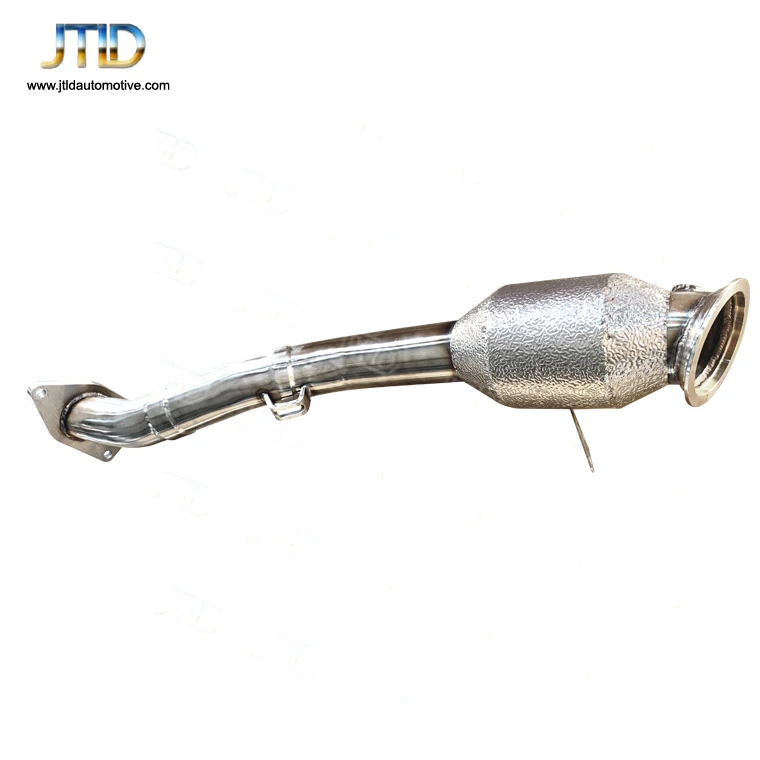 High Flow Exhaust.Cat Downpipes for Infiniti Q50/Q60 with Heat Shield SS304