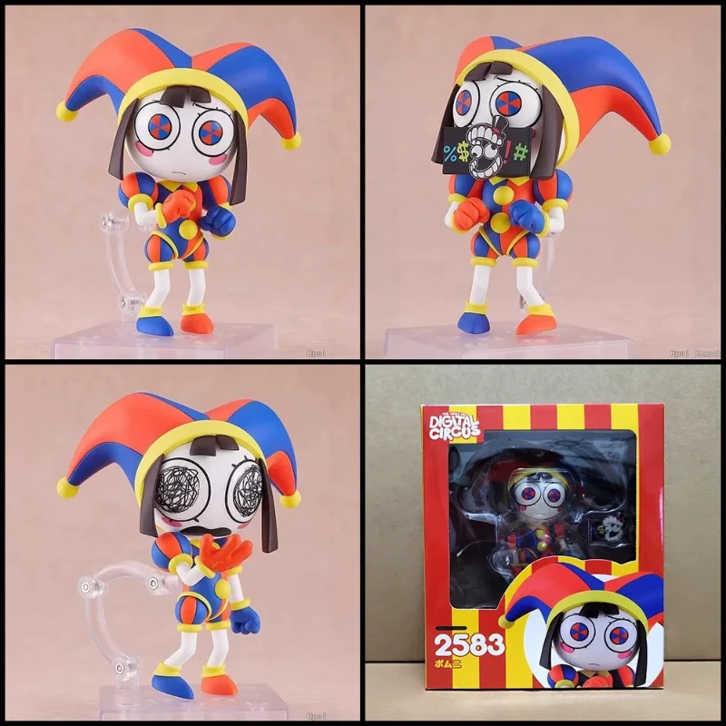 Action Figure The Amazing Digital Circus Pomni Q Version Chibi Joker Articulated Boxed Collectible Desktop Decoration For Adult - view 6