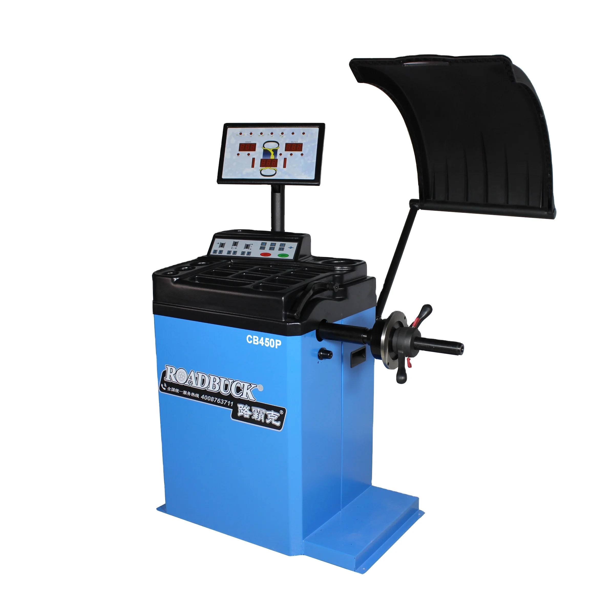 

Roadbuck Factory full-automatic laser wheel balancer with electromagnetic brake balancer