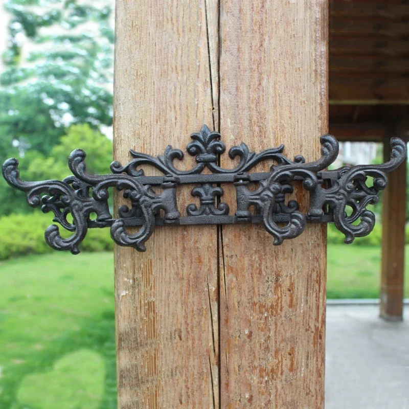 European-style Retro Cast Iron Art Hook Wall Hanging Clothes and Hats Hook Home Wall Decoration