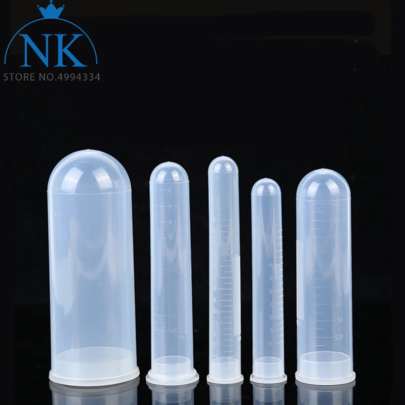 Lab 10/15/20/50/100/120ml Plastic round bottom Centrifuge Tube 30pcs 50pcs 100pcs Test tube with cap Culture tube