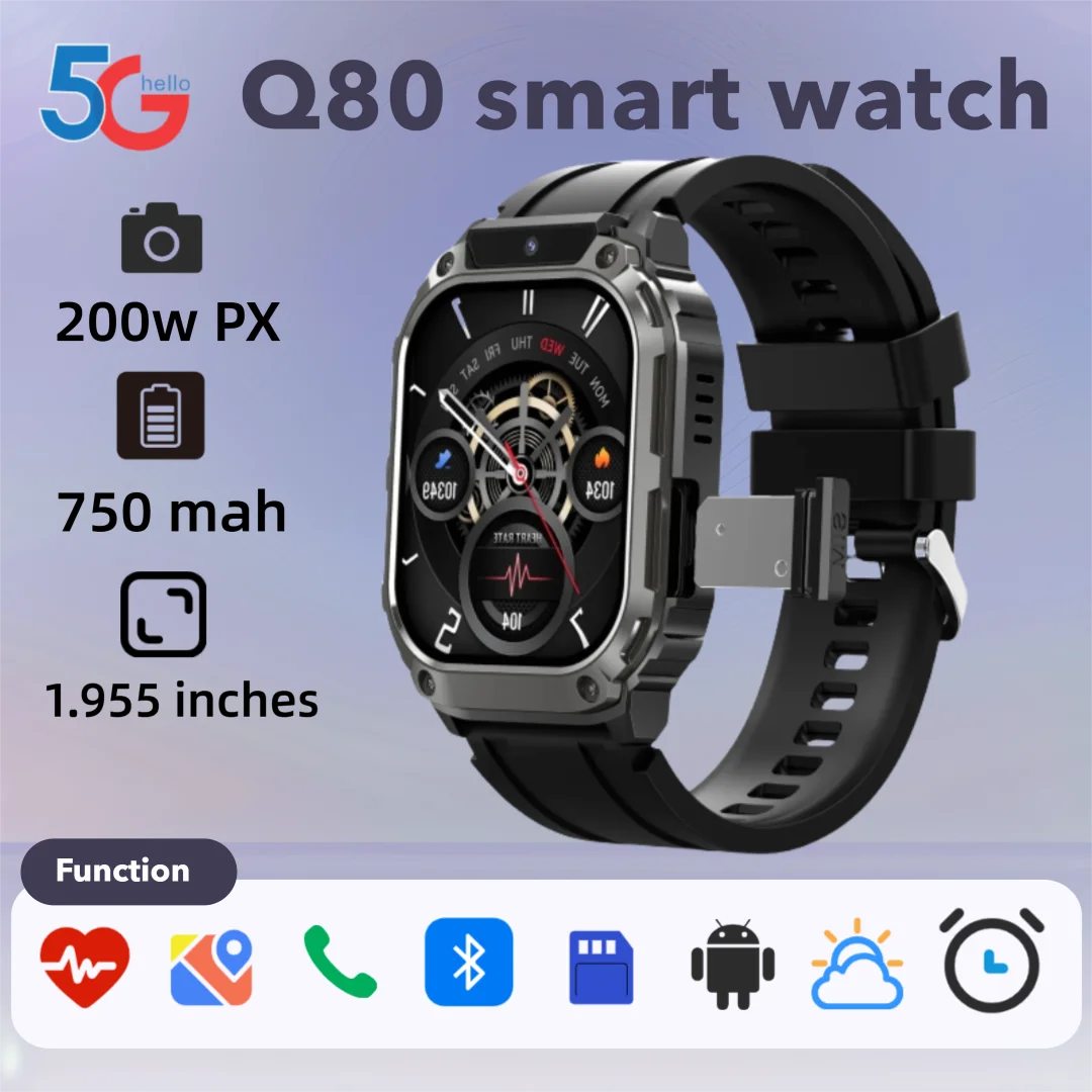 

Новые 1,955-дюймовый HD-экран GPS 5G Wi-Fi Мужские умные часы Монитор здоровья водонепроницаемые 750 мАч Смарт-часы для мужчин подарок Apple Android
