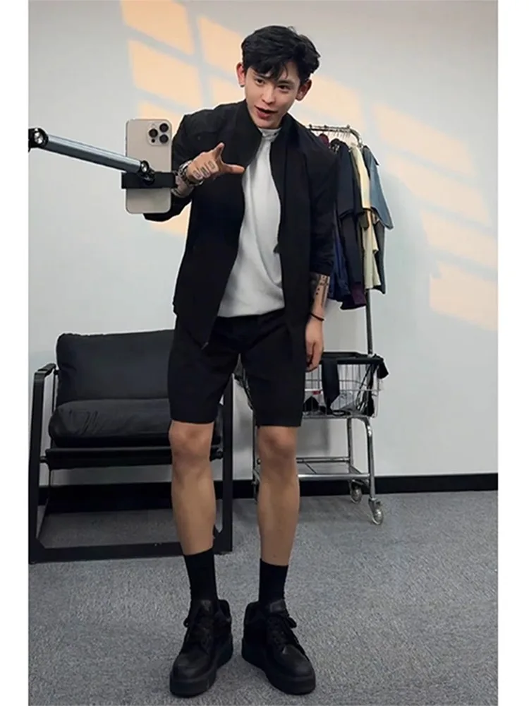 

Мужские летние тонкие дышащие спортивные брюки Bla Qui-Dry для бега, фитнеса и баскетбола, свободного кроя, с охлаждающим эффектом, комплект из четырех предметов