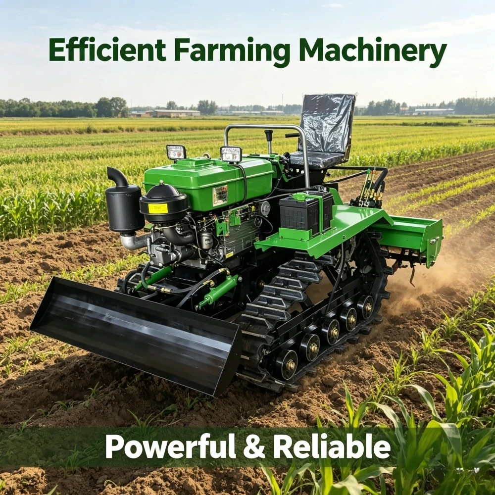

25HP Simple Walking Tiller Rural Field Mini Cultivation Equipment