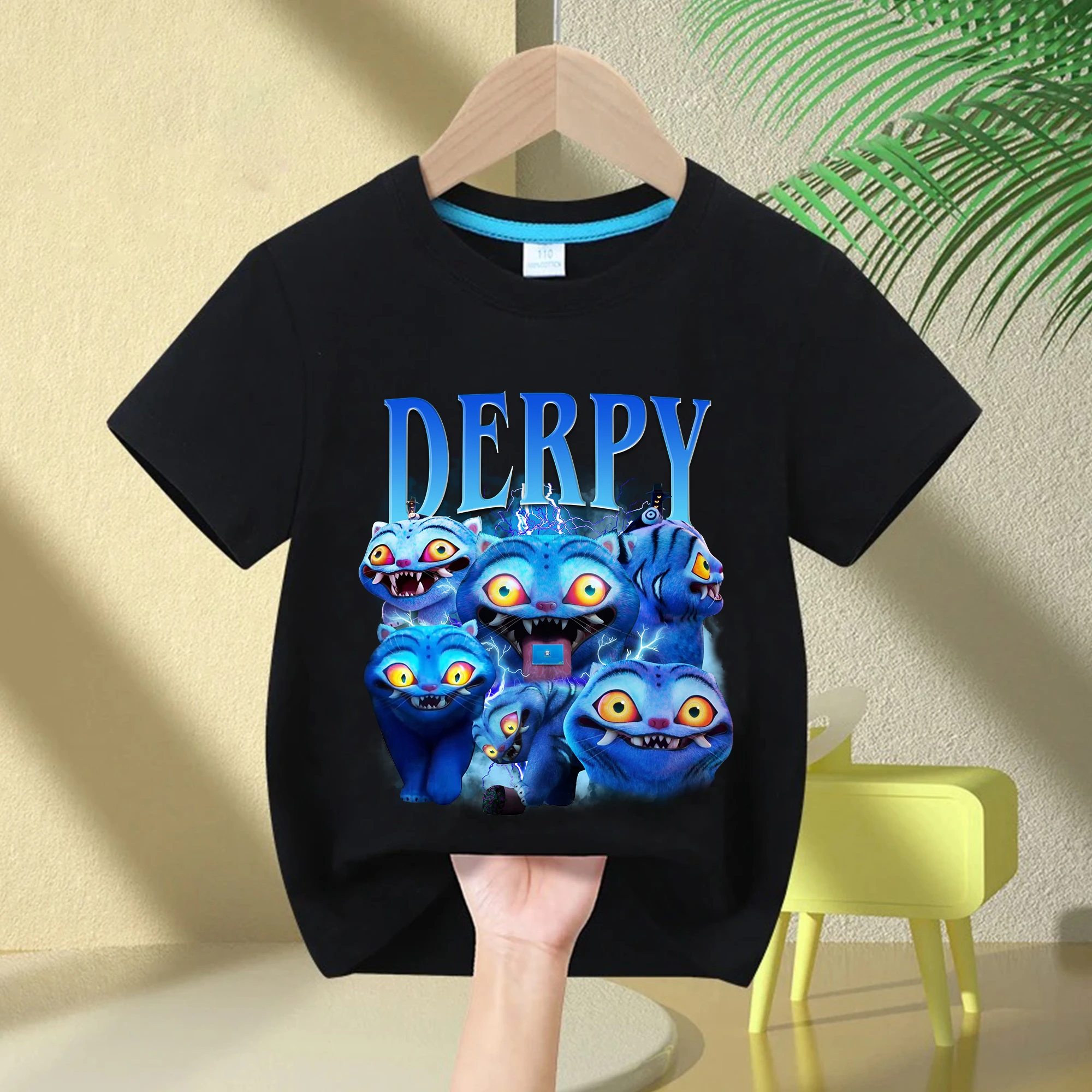 

Kids T-shirt KPop Demon Hunters Print Fashion Casual Tops 2025 Movie Crew Neck Cartoon Girls Boys Tee Casual Baby Girl Clothes