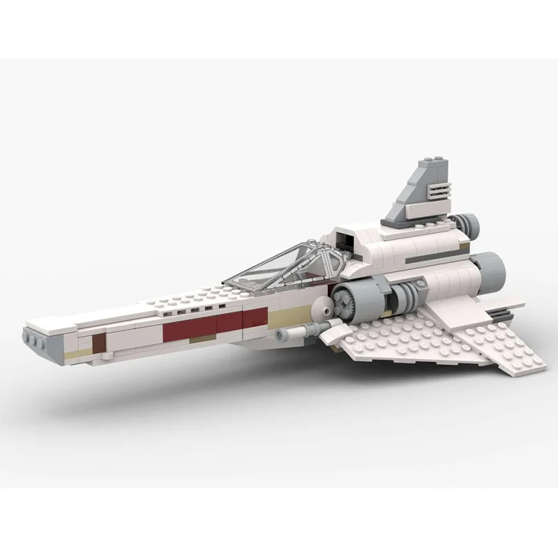 NEW MOC Spaceship Battlestar Galactica The Iconic Space Colonial Viper Fighter Model Building Blocks Bricks Toys Gifts Boys Set