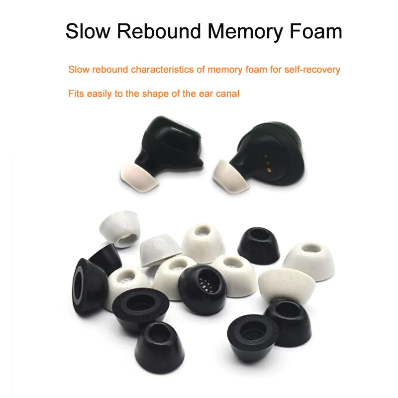 سدادات أذن بديلة من إسفنج الذاكرة مناسبة لهاتف Huawei Freebuds Pro4 داخل الأذن سماعة رأس بخاصية البلوتوث سماعات أذن لاسلكية للحد من الضوضاء