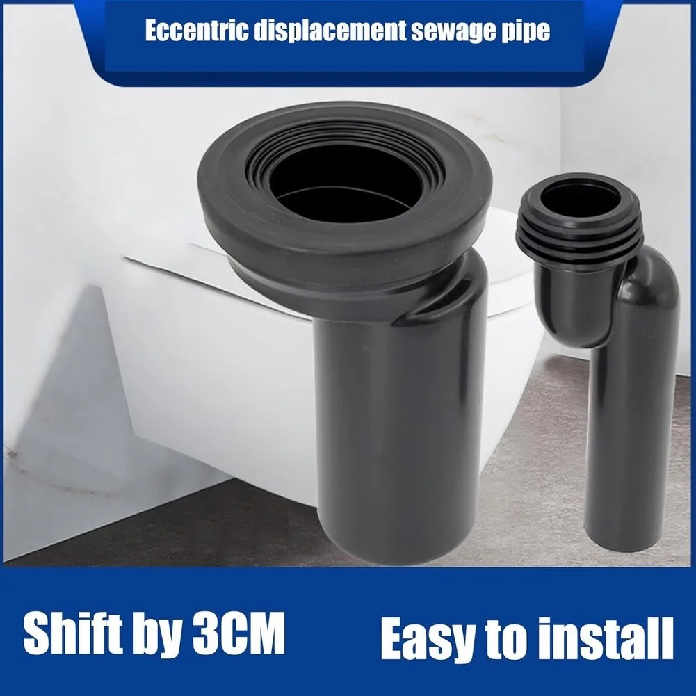 For Geberit 405.116.00.1 Compatible Toilet Connection Set ABS Material for Wall-Hung Toilets with 90mm and 45mm Pipe Options