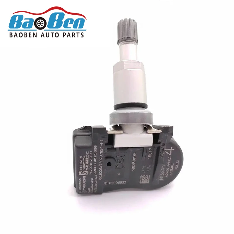 Baoben for Toyota Nissan Motor Sensor chip 315mhz 433mhz TPMS Tire pressure monitoring sensor Mx sensor 40700-3VU0A 407003VU0A