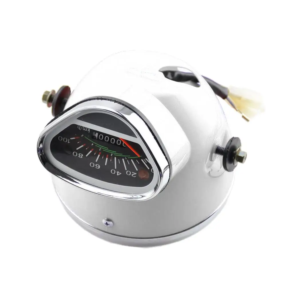 

Белая фара, спидометр, одометр в сборе с чехлом, подходит для Honda Trail CT70 1969-1970 гг.