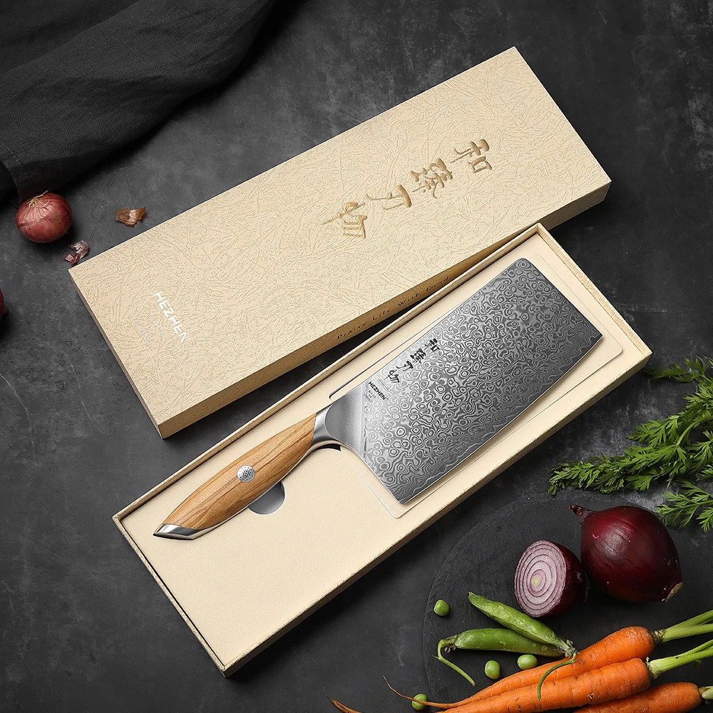 Hezhen 7" Cleaver — photo 6