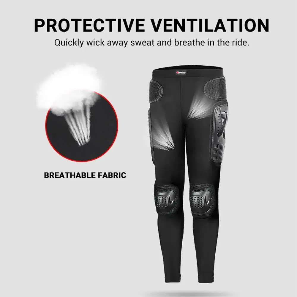 Motorcycle Pants Anti-fall Motorbike Riding Shorts Shock-absorbing Outdoor Sport Protective Gears Thigh Hip Protection Pants