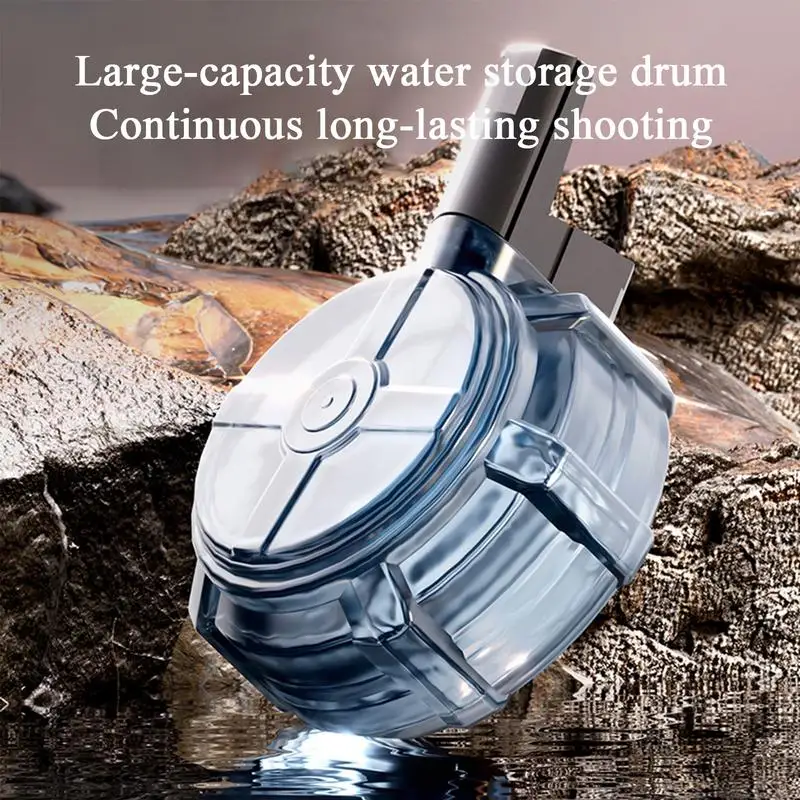 Pistolet à eau électrique à flamme simulée pour enfants, jouets d'été en plein air, plage, piscine, jeu de combat, capteur automatique, lumières, pistolet à eau, cadeau