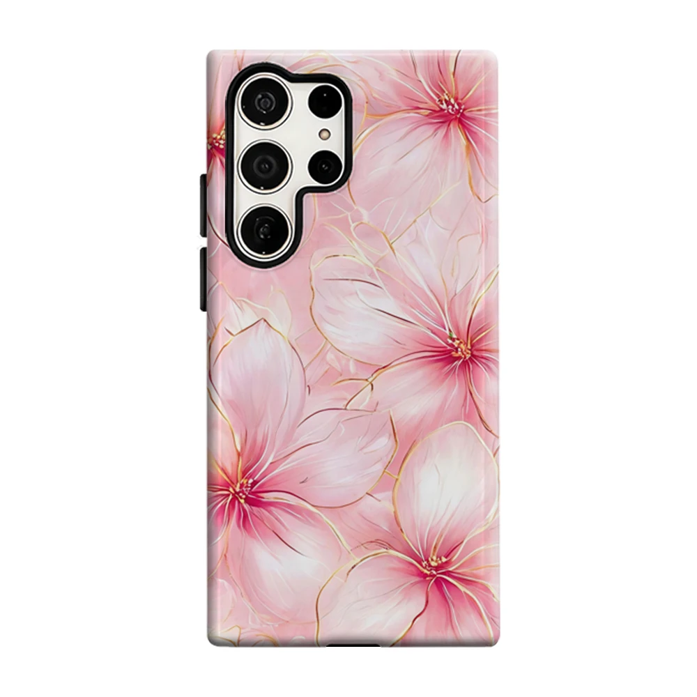 Pink Gold Floral Ar… - image