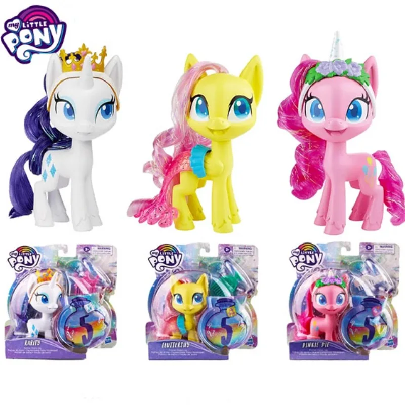 

Hasbro My Little Pony Magices Bottle Dress-up Pinkie Pie Fluttershy Models Movie Peripheral Characters Gifts for Girls