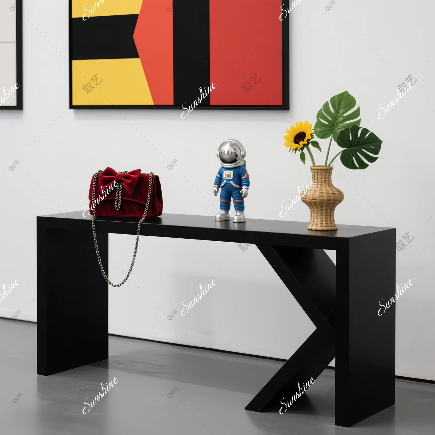 Clothing store Nakajima table wooden women's clothing store water table
