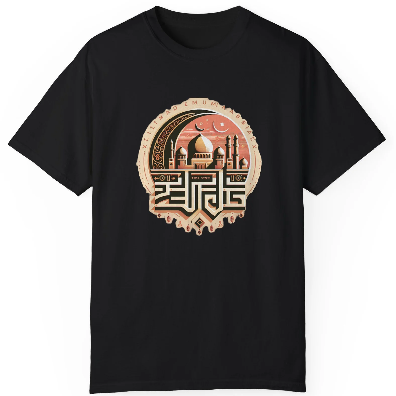 Eid Mubarak Flyer Muharram Fashion Gift Unisex T-Shirt S-5XL