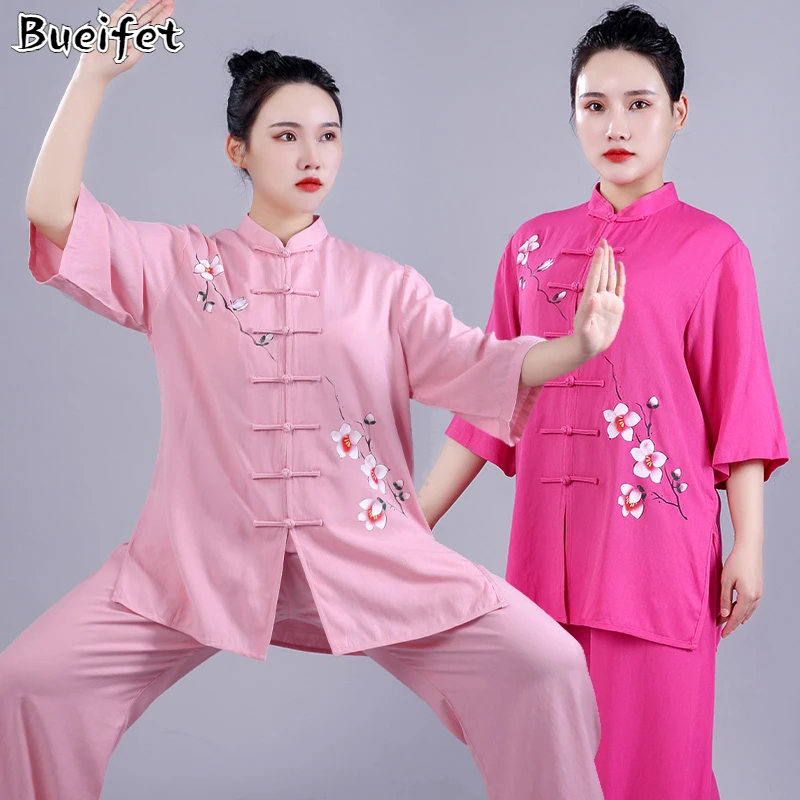 Kung Fu Tai Chi Clothing Martial Arts Clothes Traditional Chinese Taijiquan Practice Wushu Suit Casual Outdoor Sport Clothing