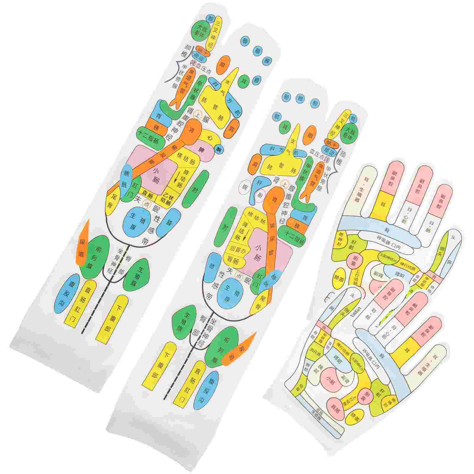 Foot Pressure Point Socks Hand Massager Glove Acupressure Gloves Physiotherapy for Men