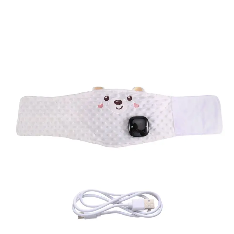 ABIT Upset Stomach Relief-Baby Heating/Vibrating Tummy Wrap-Slight Vibration And Gentle Heat To Alleviate Colic And Gas