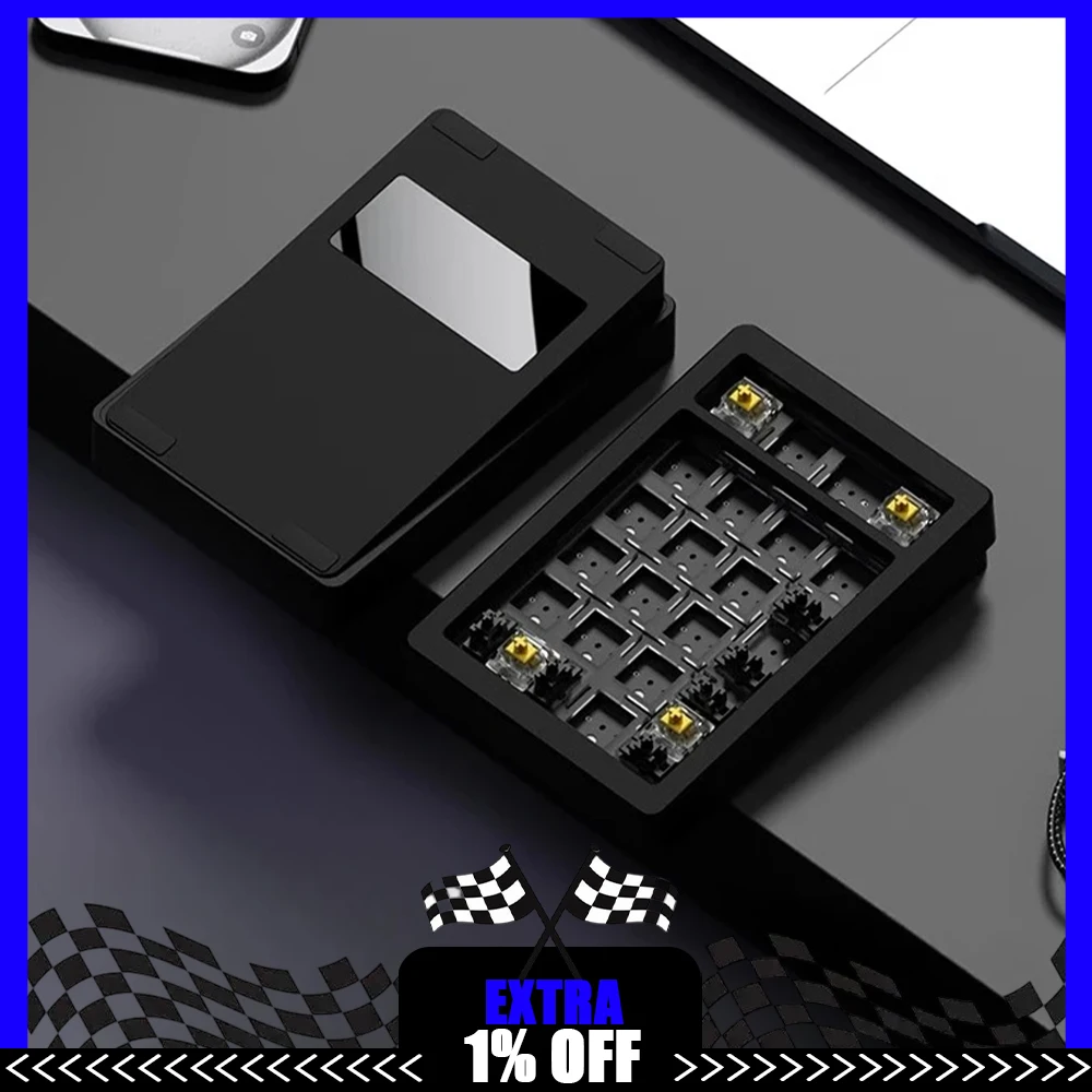 

PANDA20 V2 Numeric Keypad Kit Wireless 3-mode Gasket Hot-Swap RGB Custom CNC Aluminum Office Gaming Mechanical Keyboard VIA Gift