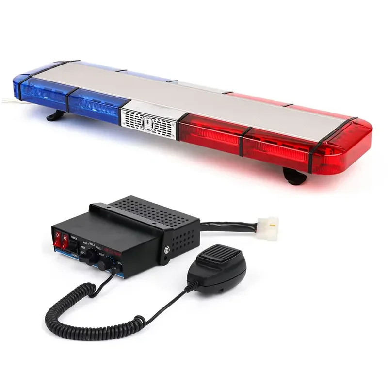 Ambulance Light Emitting Diode Strobe Light Stick with Speaker Speaker Emergency Safety Flash Warning Light Stick 2 Year