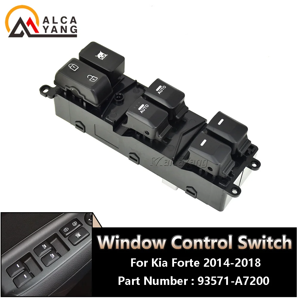 Auto Auto elektrische Leistung Master Fenster Steuersc halter Knopf passend für Kia Forte Auto Styling
