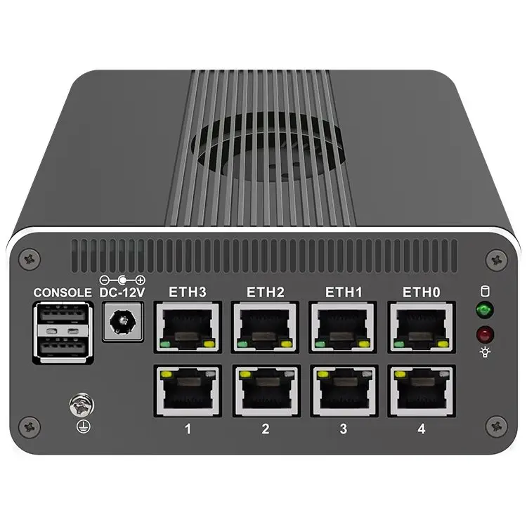 Mini PC de 12ª generación, dispositivo SFP, Intel i3-N305, N100, 4x, i226-V, 2,5G, Firewall, DDR5, NVMe, Proxmox, servidor, enrutador suave