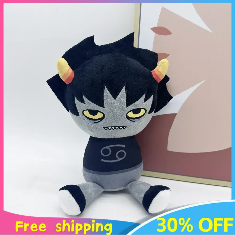 

26 см Новая аниме-фигурка Homestuck Karkat, периферийная модель, плюшевая кукла, милое и мягкое украшение для комнаты, детский подарок на день рождения, игрушки