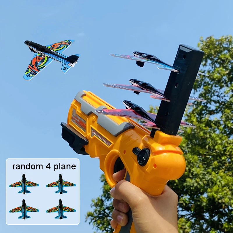 

Catapult Plane Sports Game Outdoor Garden Child Airplane Launcher Bubble Catapult Slingshoot Plane Toy Antistress Fidget Toys