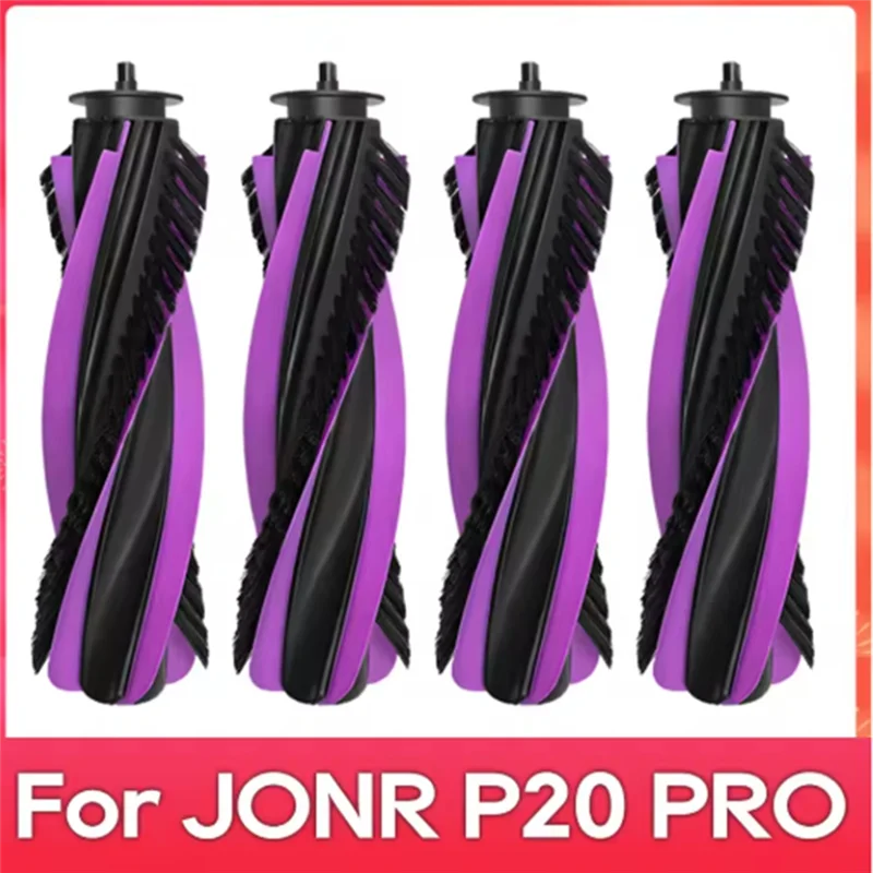 AD24 สำหรับ JONR P20 PRO แปรงหลักสำรอง 4 ชิ้น ชุดอะไหล่สำหรับเครื่องดูดฝุ่น