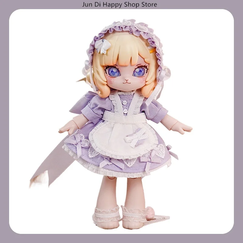 COME4FREE BJD Poppenkleertjes 1/12 Bloemen Taal Serie Romantische Datum Jurk Outfit voor OB11 Pop Jurk